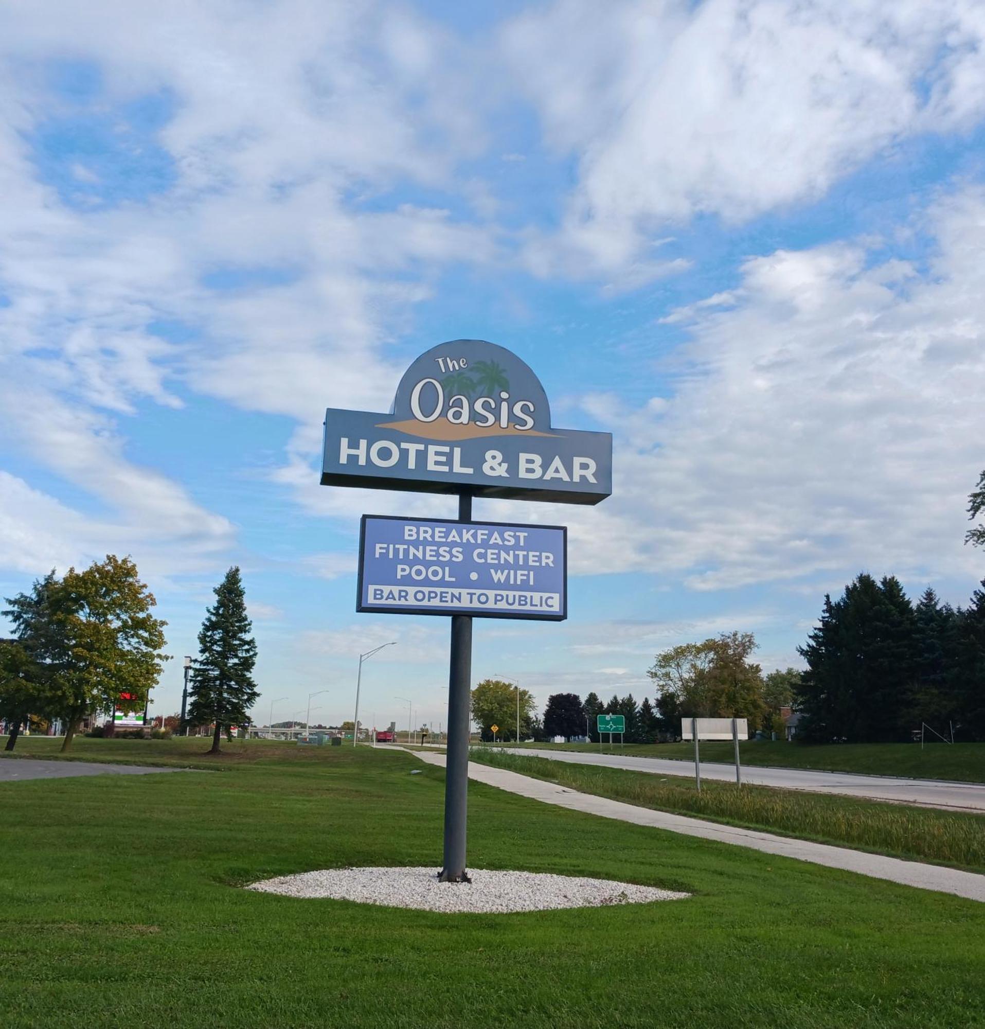 The Oasis Hotel & Bar Sheboygan Falls Exterior foto